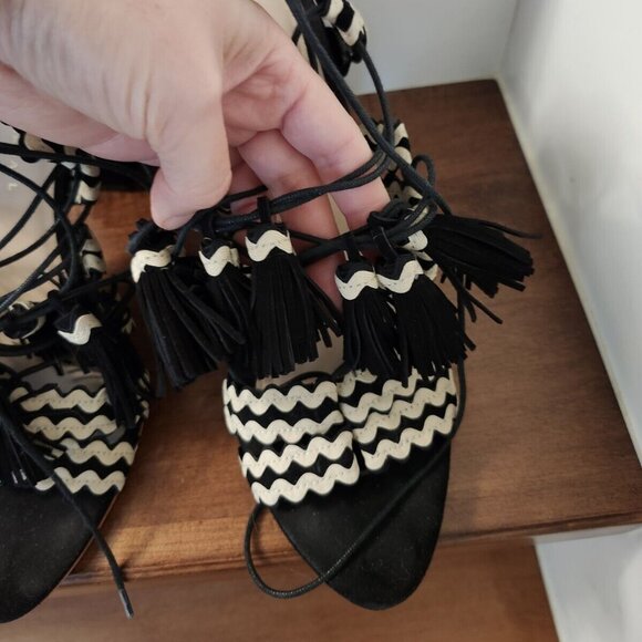 Loeffler Randall women's black sandals in size 10 - Picture 7 of 11